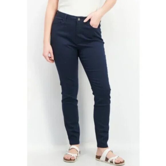 NWT Stitch Fix Market & Spruce Olivia High Rise Skinny Pants Blue Plus Size 20W - Picture 1 of 10